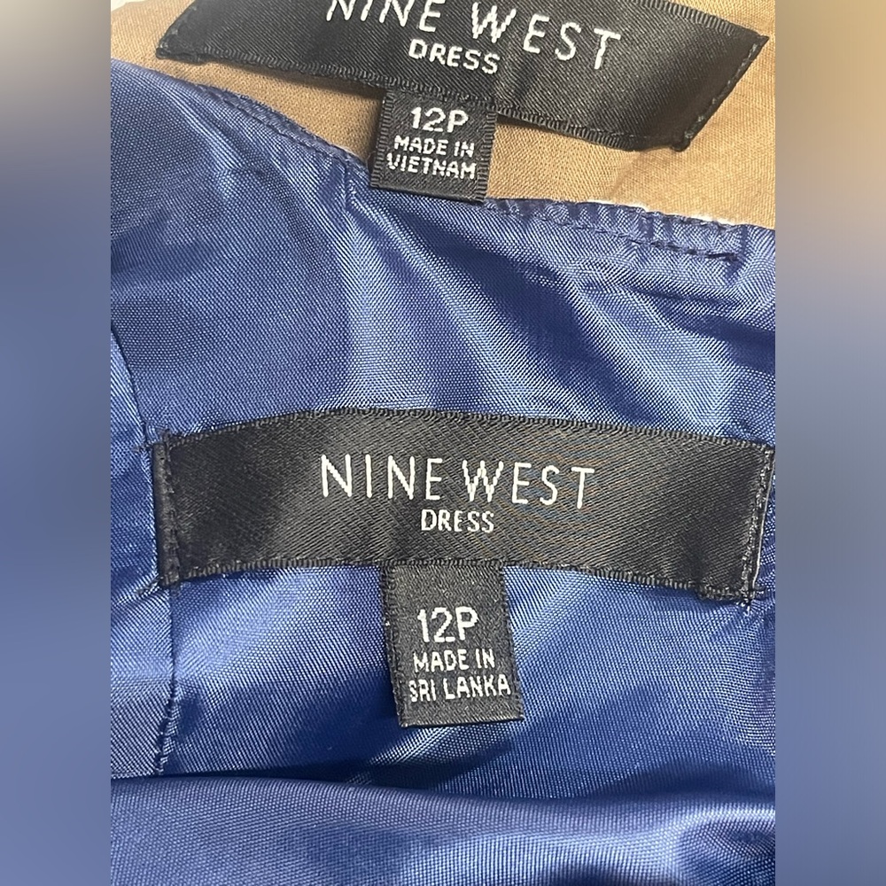 2 NINE WEST DRESSES LIKE NEW 💯 %Cotton 1A-19a - Picture 5 of 14